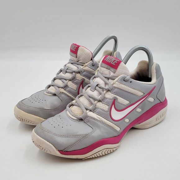 Nike Air Serve Return Womens Gray Pink 488135 002 Athletic Shoes Sneakers Size 9 - Picture 1 of 10